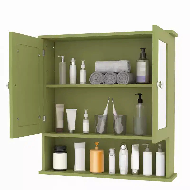 Meuble de rangement mural de salle de bain, organiseur 2 niveaux au-dessus des toilettes, armoire en bois étanche pour salle de bain, cuisine, salon
